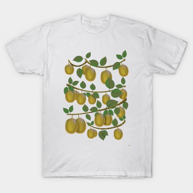 kiwi Fruit T-Shirt by nickemporium1